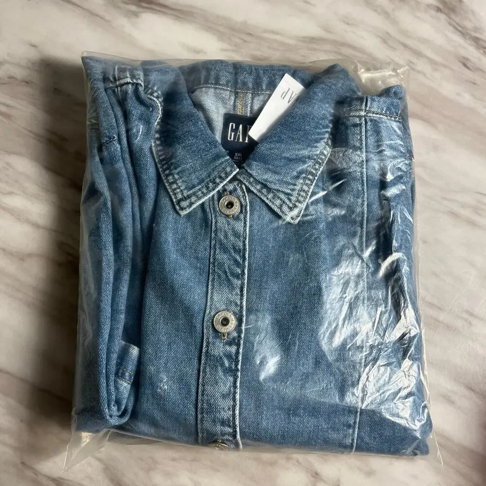 Women’s Demin Dress Size XXL Tall - Picture 2 of 8